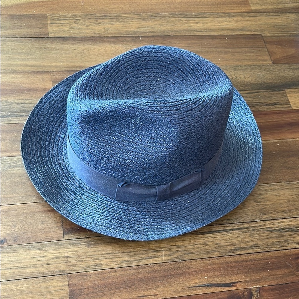 Biltmore Torino hat navy blue classic men’s hat 7 1/8 fedora hat